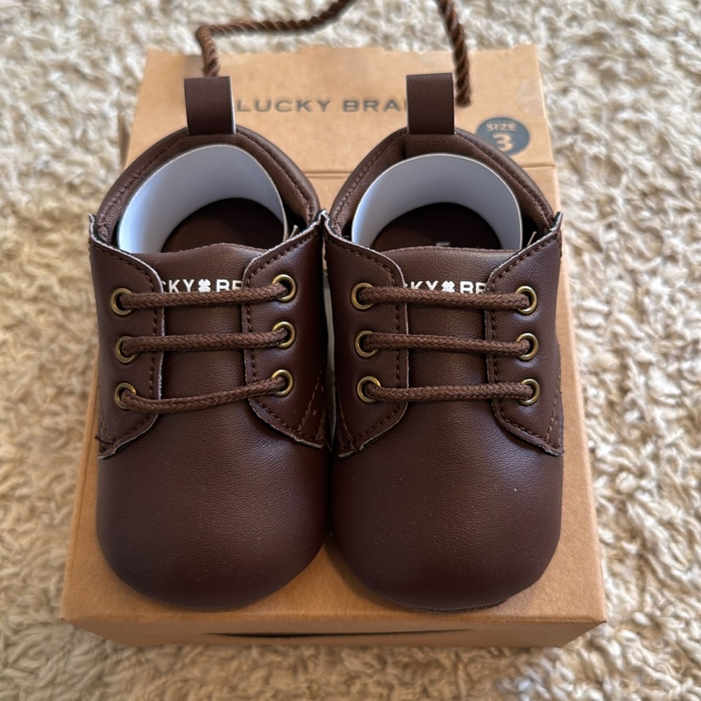 BRAND NEW, Lucky Brand Size 3 Crib Shoes